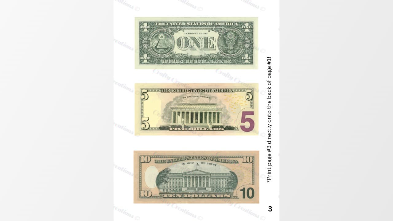 Printable Play Money For Kids - Image 3