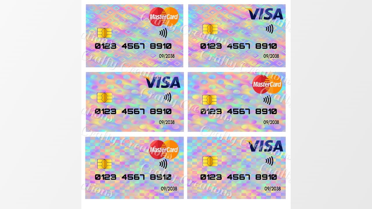 Printable Play Credit/Debit Cards For Kids - Image 2